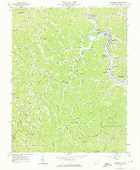 Chapmanville West Virginia Historical topographic map, 1:24000 scale, 7.5 X 7.5 Minute, Year 1963