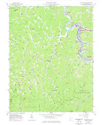 Chapmanville West Virginia Historical topographic map, 1:24000 scale, 7.5 X 7.5 Minute, Year 1963