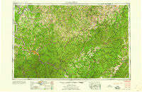 Charleston West Virginia Historical topographic map, 1:250000 scale, 1 X 2 Degree, Year 1958