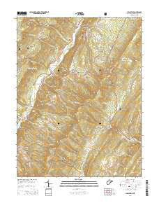 Circleville West Virginia Historical topographic map, 1:24000 scale, 7.5 X 7.5 Minute, Year 2014