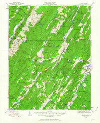 Circleville West Virginia Historical topographic map, 1:62500 scale, 15 X 15 Minute, Year 1922