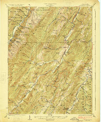 Circleville West Virginia Historical topographic map, 1:62500 scale, 15 X 15 Minute, Year 1924