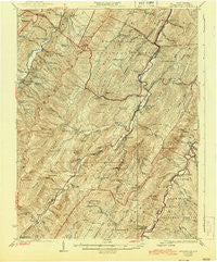 Circleville West Virginia Historical topographic map, 1:62500 scale, 15 X 15 Minute, Year 1924