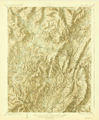 Clintonville West Virginia Historical topographic map, 1:62500 scale, 15 X 15 Minute, Year 1923