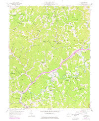 Clio West Virginia Historical topographic map, 1:24000 scale, 7.5 X 7.5 Minute, Year 1957