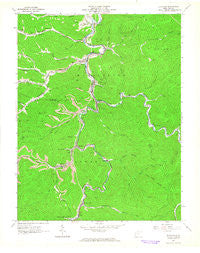 Clothier West Virginia Historical topographic map, 1:24000 scale, 7.5 X 7.5 Minute, Year 1963