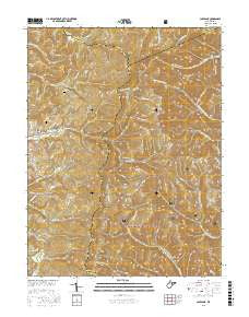 Colebank West Virginia Current topographic map, 1:24000 scale, 7.5 X 7.5 Minute, Year 2016