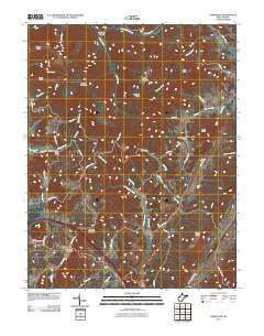 Cornstalk West Virginia Historical topographic map, 1:24000 scale, 7.5 X 7.5 Minute, Year 2011