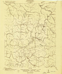 Cowen West Virginia Historical topographic map, 1:48000 scale, 15 X 15 Minute, Year 1915