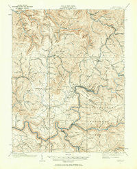 Cowen West Virginia Historical topographic map, 1:62500 scale, 15 X 15 Minute, Year 1915
