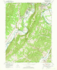 Cresaptown Maryland Historical topographic map, 1:24000 scale, 7.5 X 7.5 Minute, Year 1949