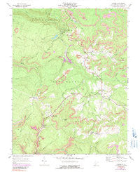 Danese West Virginia Historical topographic map, 1:24000 scale, 7.5 X 7.5 Minute, Year 1969