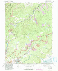 Davis West Virginia Historical topographic map, 1:24000 scale, 7.5 X 7.5 Minute, Year 1967