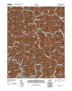 Delbarton West Virginia Historical topographic map, 1:24000 scale, 7.5 X 7.5 Minute, Year 2010
