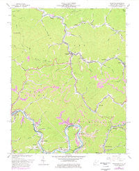 Delbarton West Virginia Historical topographic map, 1:24000 scale, 7.5 X 7.5 Minute, Year 1963