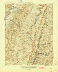Durbin West Virginia Historical topographic map, 1:62500 scale, 15 X 15 Minute, Year 1924