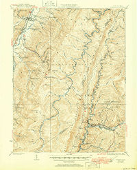 Durbin West Virginia Historical topographic map, 1:62500 scale, 15 X 15 Minute, Year 1924