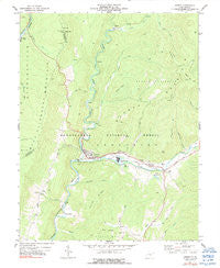 Durbin West Virginia Historical topographic map, 1:24000 scale, 7.5 X 7.5 Minute, Year 1977