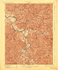 Elizabeth West Virginia Historical topographic map, 1:62500 scale, 15 X 15 Minute, Year 1926