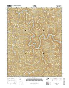 Elkhurst West Virginia Historical topographic map, 1:24000 scale, 7.5 X 7.5 Minute, Year 2014