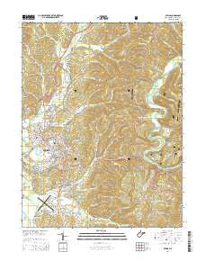 Elkins West Virginia Historical topographic map, 1:24000 scale, 7.5 X 7.5 Minute, Year 2014
