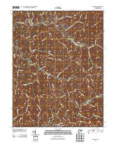 Elmwood West Virginia Historical topographic map, 1:24000 scale, 7.5 X 7.5 Minute, Year 2011