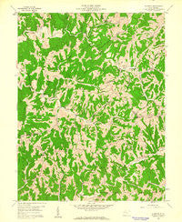 Elmwood West Virginia Historical topographic map, 1:24000 scale, 7.5 X 7.5 Minute, Year 1958