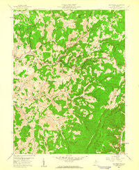 Fellowsville West Virginia Historical topographic map, 1:24000 scale, 7.5 X 7.5 Minute, Year 1958
