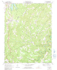 Flat Top West Virginia Historical topographic map, 1:24000 scale, 7.5 X 7.5 Minute, Year 1968