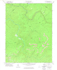 Fork Mountain West Virginia Historical topographic map, 1:24000 scale, 7.5 X 7.5 Minute, Year 1977