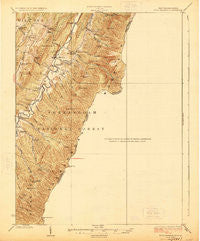 Fort Seybert West Virginia Historical topographic map, 1:62500 scale, 15 X 15 Minute, Year 1924