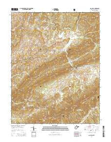 Gap Mills West Virginia Historical topographic map, 1:24000 scale, 7.5 X 7.5 Minute, Year 2014