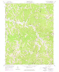 Garretts Bend West Virginia Historical topographic map, 1:24000 scale, 7.5 X 7.5 Minute, Year 1958
