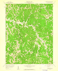 Garretts Bend West Virginia Historical topographic map, 1:24000 scale, 7.5 X 7.5 Minute, Year 1958