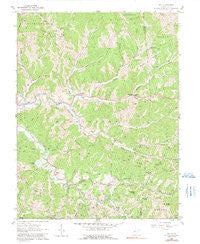 Gay West Virginia Historical topographic map, 1:24000 scale, 7.5 X 7.5 Minute, Year 1960