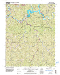 Gilbert West Virginia Historical topographic map, 1:24000 scale, 7.5 X 7.5 Minute, Year 1996