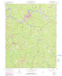 Gilbert West Virginia Historical topographic map, 1:24000 scale, 7.5 X 7.5 Minute, Year 1963