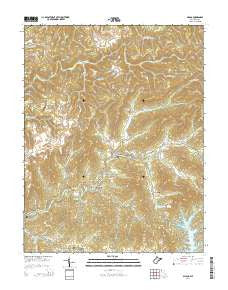 Gilboa West Virginia Historical topographic map, 1:24000 scale, 7.5 X 7.5 Minute, Year 2014