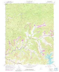 Gilboa West Virginia Historical topographic map, 1:24000 scale, 7.5 X 7.5 Minute, Year 1967