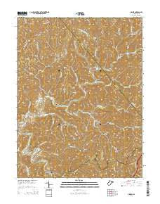 Gilmer West Virginia Historical topographic map, 1:24000 scale, 7.5 X 7.5 Minute, Year 2014