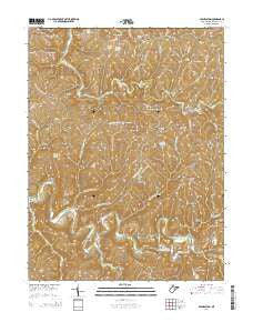 Glen Easton West Virginia Historical topographic map, 1:24000 scale, 7.5 X 7.5 Minute, Year 2014