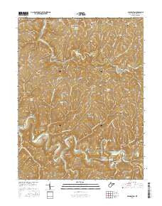 Glen Easton West Virginia Current topographic map, 1:24000 scale, 7.5 X 7.5 Minute, Year 2016