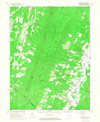 Glengary West Virginia Historical topographic map, 1:24000 scale, 7.5 X 7.5 Minute, Year 1965