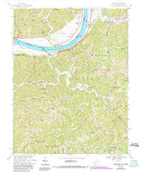 Glenwood West Virginia Historical topographic map, 1:24000 scale, 7.5 X 7.5 Minute, Year 1968