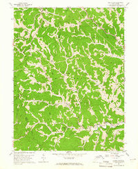 Glover Gap West Virginia Historical topographic map, 1:24000 scale, 7.5 X 7.5 Minute, Year 1960