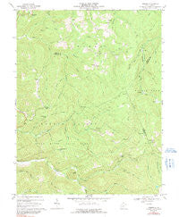 Goshen West Virginia Historical topographic map, 1:24000 scale, 7.5 X 7.5 Minute, Year 1967