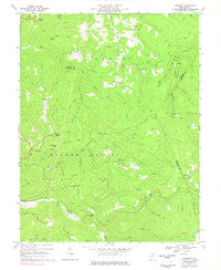 Goshen West Virginia Historical topographic map, 1:24000 scale, 7.5 X 7.5 Minute, Year 1967