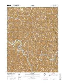 Grantsville West Virginia Current topographic map, 1:24000 scale, 7.5 X 7.5 Minute, Year 2016