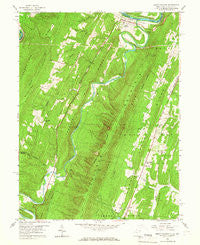 Great Cacapon West Virginia Historical topographic map, 1:24000 scale, 7.5 X 7.5 Minute, Year 1958