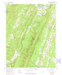 Great Cacapon West Virginia Historical topographic map, 1:24000 scale, 7.5 X 7.5 Minute, Year 1958
